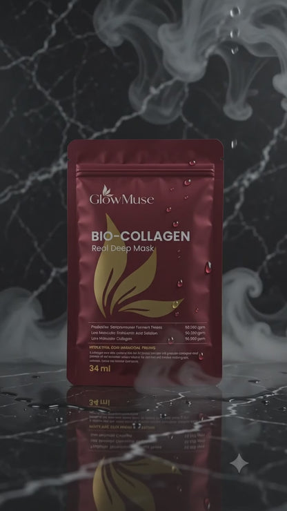 GlowMuse Bio-Collagen Real Deep Face Mask – Hydrating & Firming Sheet Mask